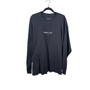 Ariana Grande Long Sleeve T-Shirt Unisex 2XL Black Thank U Next Sweetener Tour